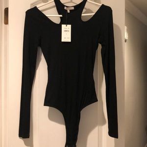 7 for all mankind Black Bodysuit